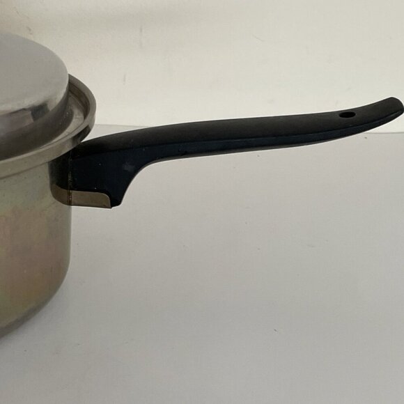 VTG Wonder Ware Cookware 2.5 Quart Saucepan Lid Thermium Stainless Steel USA - Picture 3 of 13